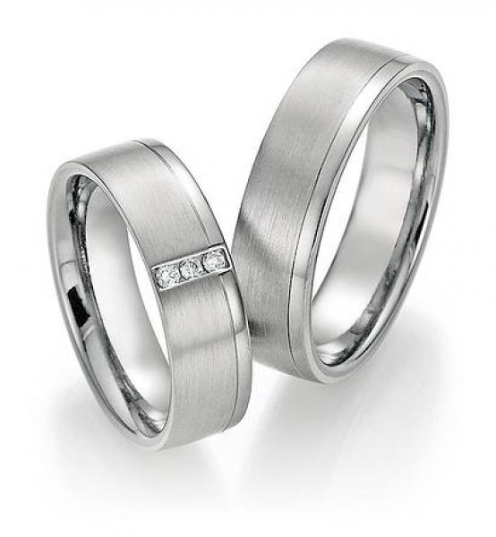 Nowotny-Collection Ruesch Trauringe Titan 86/10010-062 + 86/10020-062